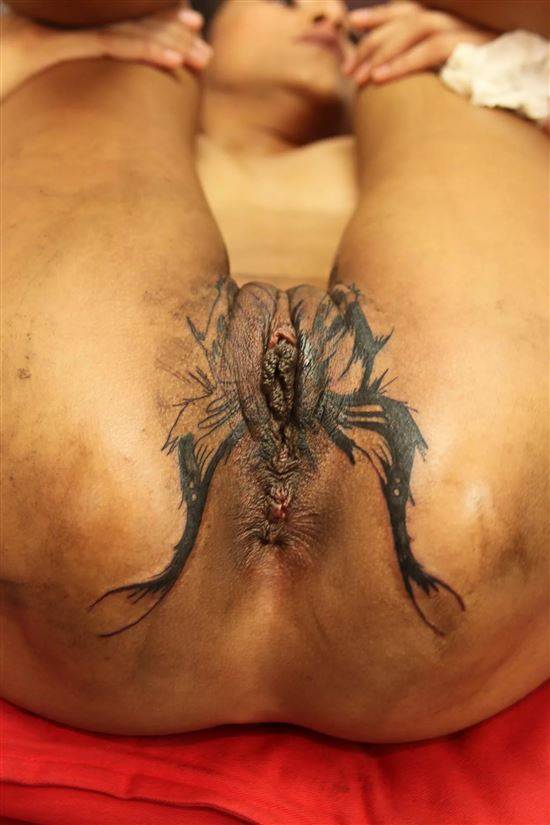 Vagina tattoo video